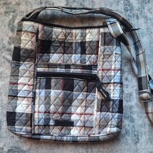 Vera Bradley Quilted Plaid Bag.
